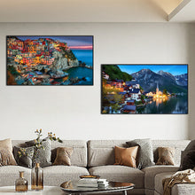 Load image into Gallery viewer, 2pcs Round Diamond Painting Set - Beautiful landscape (70*40CM)