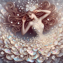 Load image into Gallery viewer, Diamond Painting - Partial Special Shaped - Dancing girl (30*30CM)