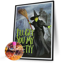 Load image into Gallery viewer, Diamond Painting - Full Round - Wicked witch on Halloween (40*50CM)