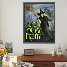 Load image into Gallery viewer, Diamond Painting - Full Round - Wicked witch on Halloween (40*50CM)