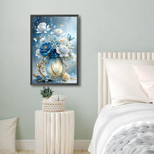 Load image into Gallery viewer, Diamond Painting - Full Round - Blue and white flowers (40*60CM)