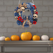 Load image into Gallery viewer, Acrylic Special Shape Halloween Skull DIY Diamond Painting Garland Pendant Kit