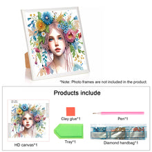 Load image into Gallery viewer, Diamond Painting - Partial Special Shaped - Elf girl (30*30CM)