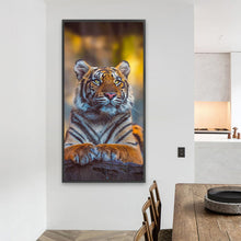 Load image into Gallery viewer, AB Diamond Painting - Full Round - Tiger photo (40*80CM)