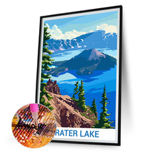 Load image into Gallery viewer, Diamond Painting - Full Round - Crater Lake (30*45CM)
