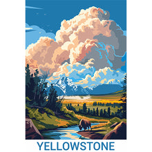Load image into Gallery viewer, Diamond Painting - Full Round - Yellowstone Park (30*45CM)