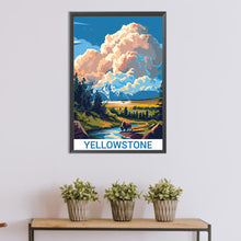 Load image into Gallery viewer, Diamond Painting - Full Round - Yellowstone Park (30*45CM)