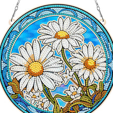 Load image into Gallery viewer, Suncatcher Daisy Diamond Painting Hanging Pendants for Kid Adults DIY Craft