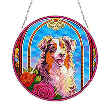 Load image into Gallery viewer, Suncatcher Puppy Diamond Painting Hanging Pendants for Kid Adults DIY Cra