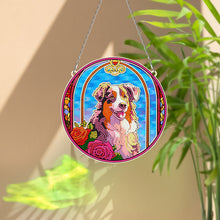 Load image into Gallery viewer, Suncatcher Puppy Diamond Painting Hanging Pendants for Kid Adults DIY Cra