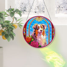 Load image into Gallery viewer, Suncatcher Puppy Diamond Painting Hanging Pendants for Kid Adults DIY Cra