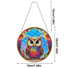 Load image into Gallery viewer, Suncatcher Owl Diamond Painting Hanging Pendants for Kid Adults DIY Craft