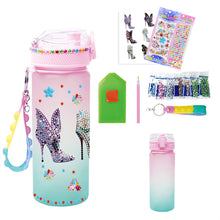 Load image into Gallery viewer, 470ml High Heels DIY Diamond Painting Cup Kit Diamond Decorate Water Bottle Art