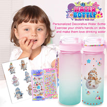 Load image into Gallery viewer, 470ml Snowman DIY Diamond Painting Cup Kit Diamond Decorate Water Bottle DIY Art