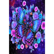 Load image into Gallery viewer, 2pcs Round Diamond Painting Set - Dream Butterfly (40*60CM)