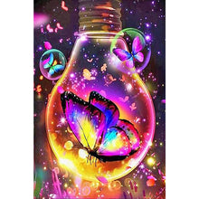 Load image into Gallery viewer, 2pcs Round Diamond Painting Set - Dream Butterfly (40*60CM)