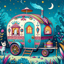 Load image into Gallery viewer, Diamond Painting - Full Round - Camping car (40*40CM)