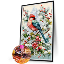 Load image into Gallery viewer, Diamond Painting - Full Round - Winter Christmas Bird (40*60CM)