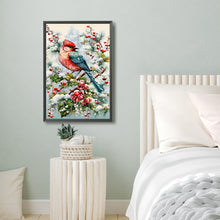 Load image into Gallery viewer, Diamond Painting - Full Round - Winter Christmas Bird (40*60CM)