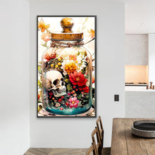 Load image into Gallery viewer, Diamond Painting - Full Round - Skull Vase (40*70CM)