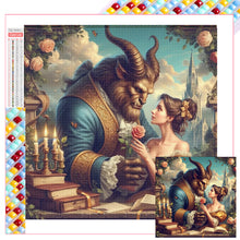 Load image into Gallery viewer, Diamond Painting - Full Square - Beauty and the Beast (40*40CM)