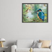 Load image into Gallery viewer, Diamond Painting - Full Round - Bird by the stream (60*45CM)