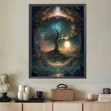 Load image into Gallery viewer, Diamond Painting - Full Round - tree of life at night (40*50CM)