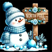 Load image into Gallery viewer, Diamond Painting - Full Round - Snowman (30*30CM)
