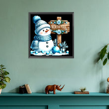 Load image into Gallery viewer, Diamond Painting - Full Round - Snowman (30*30CM)