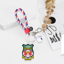 Load image into Gallery viewer, PET Double Sided Football Club Diamond Art Keyring for Home Birthday Party Decor