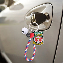 Load image into Gallery viewer, PET Double Sided Football Club Diamond Art Keyring for Home Birthday Party Decor