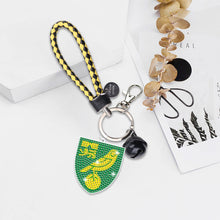 Load image into Gallery viewer, PET Double Sided Football Club Diamond Art Keyring for Home Birthday Party Decor