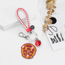 Load image into Gallery viewer, PET Double Sided Football Club Diamond Art Keyring for Home Birthday Party Decor