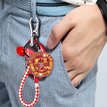Load image into Gallery viewer, PET Double Sided Football Club Diamond Art Keyring for Home Birthday Party Decor
