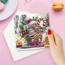 Load image into Gallery viewer, 6Pcs Christmas Dessert DIY Diamond Painting Card for Friends Family Gift