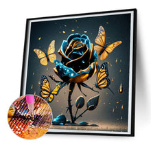 Load image into Gallery viewer, Diamond Painting - Full Round - Rose butterfly (30*30CM)