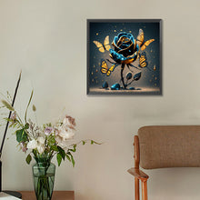 Load image into Gallery viewer, Diamond Painting - Full Round - Rose butterfly (30*30CM)