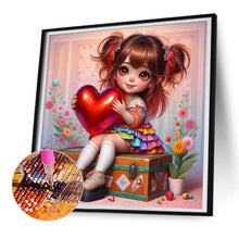 Load image into Gallery viewer, Diamond Painting - Full Round - Cute girl (30*30CM)
