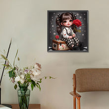Load image into Gallery viewer, Diamond Painting - Full Round - Cute girl (30*30CM)