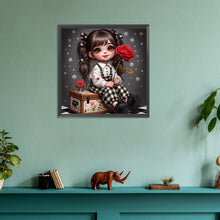 Load image into Gallery viewer, Diamond Painting - Full Round - Cute girl (30*30CM)
