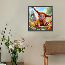 Load image into Gallery viewer, Diamond Painting - Full Round - Pony monkey girl (30*30CM)