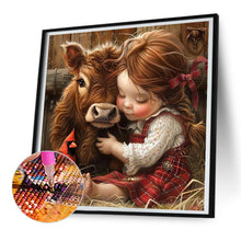 Load image into Gallery viewer, Diamond Painting - Full Round - Yak cardinal girl (30*30CM)