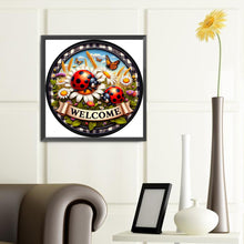 Load image into Gallery viewer, Diamond Painting - Full Round - Round Card Ladybug (40*40CM)