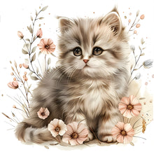 Load image into Gallery viewer, Diamond Painting - Full Round - Cat (30*30CM)