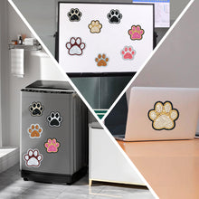Load image into Gallery viewer, 8Pcs Special Shape Cat Paw Diamond Painting Fridge Stickers for Home Decor