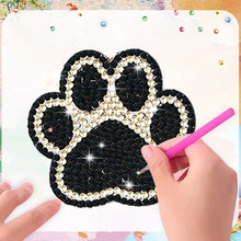 Load image into Gallery viewer, 8Pcs Special Shape Cat Paw Diamond Painting Fridge Stickers for Home Decor