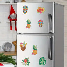 Load image into Gallery viewer, 8Pcs Special Shape Hawaii Diamond Painting Fridge Stickers for Home Decor
