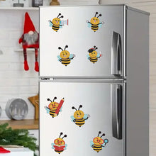 Load image into Gallery viewer, 8Pcs Special Shape Bee Diamond Painting Fridge Stickers for Home Decor