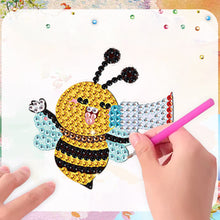 Load image into Gallery viewer, 8Pcs Special Shape Bee Diamond Painting Fridge Stickers for Home Decor