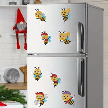 Load image into Gallery viewer, 8Pcs Special Shape Bee Diamond Painting Fridge Stickers for Home Decor